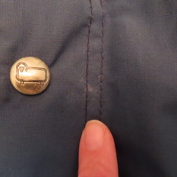 Vintage Woolrich Womens Plaid Wool Lined Barn Parka Jacket Blue Ski Chore XL USA - Picture 11 of 16